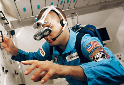 Using AR in space